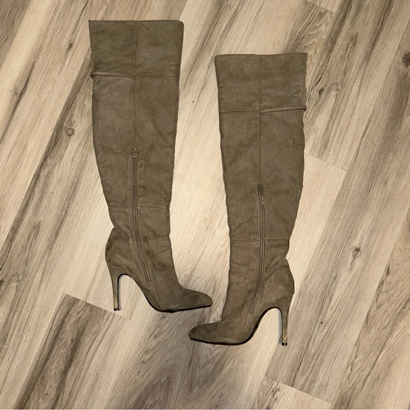 Chinese Laundry Taupe Over-the-Knee Boots - Picture 2 of 4